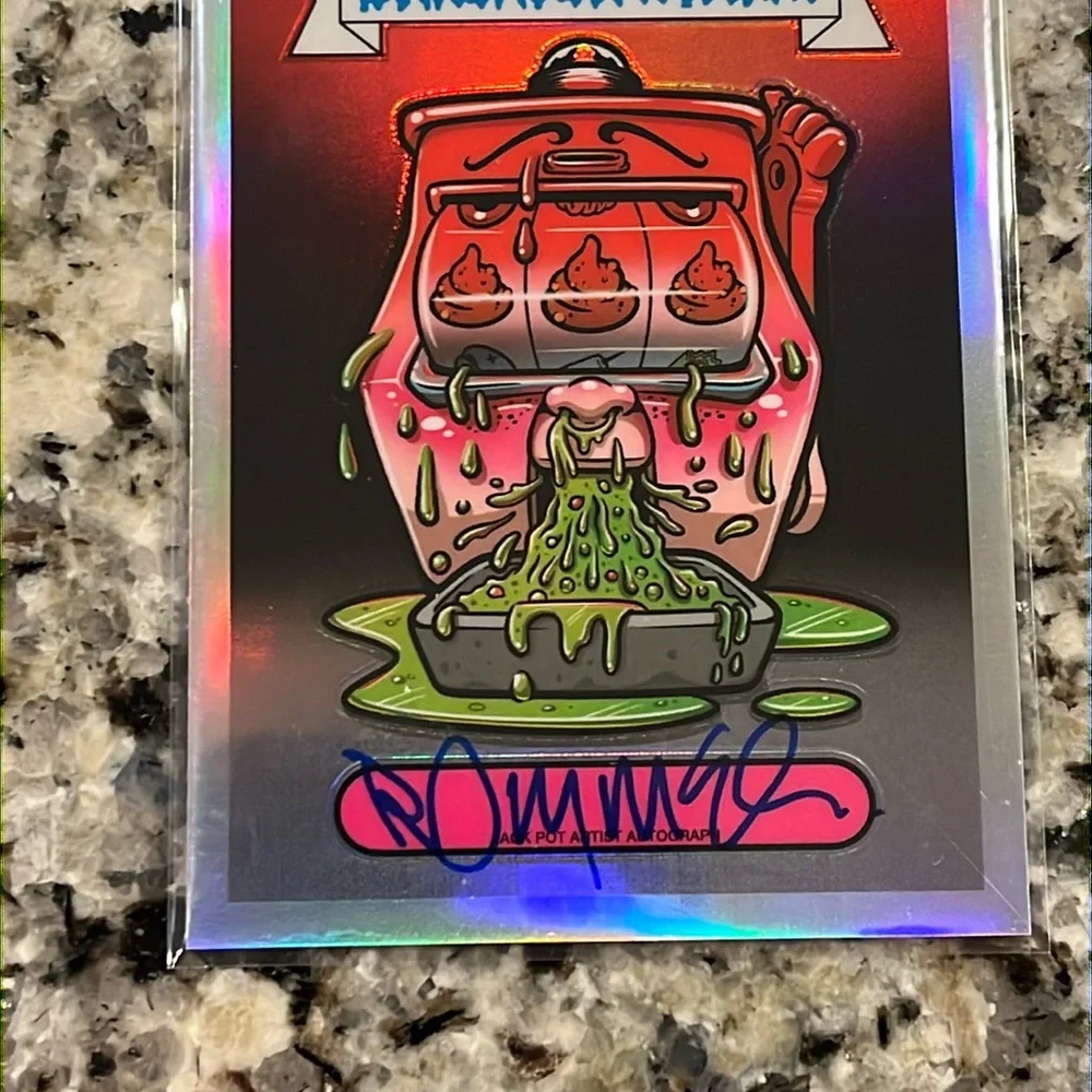 Garbage Pail Kids Chrome 2024 7 RA-JP Jack Pot Rory McQueen Auto Refractor